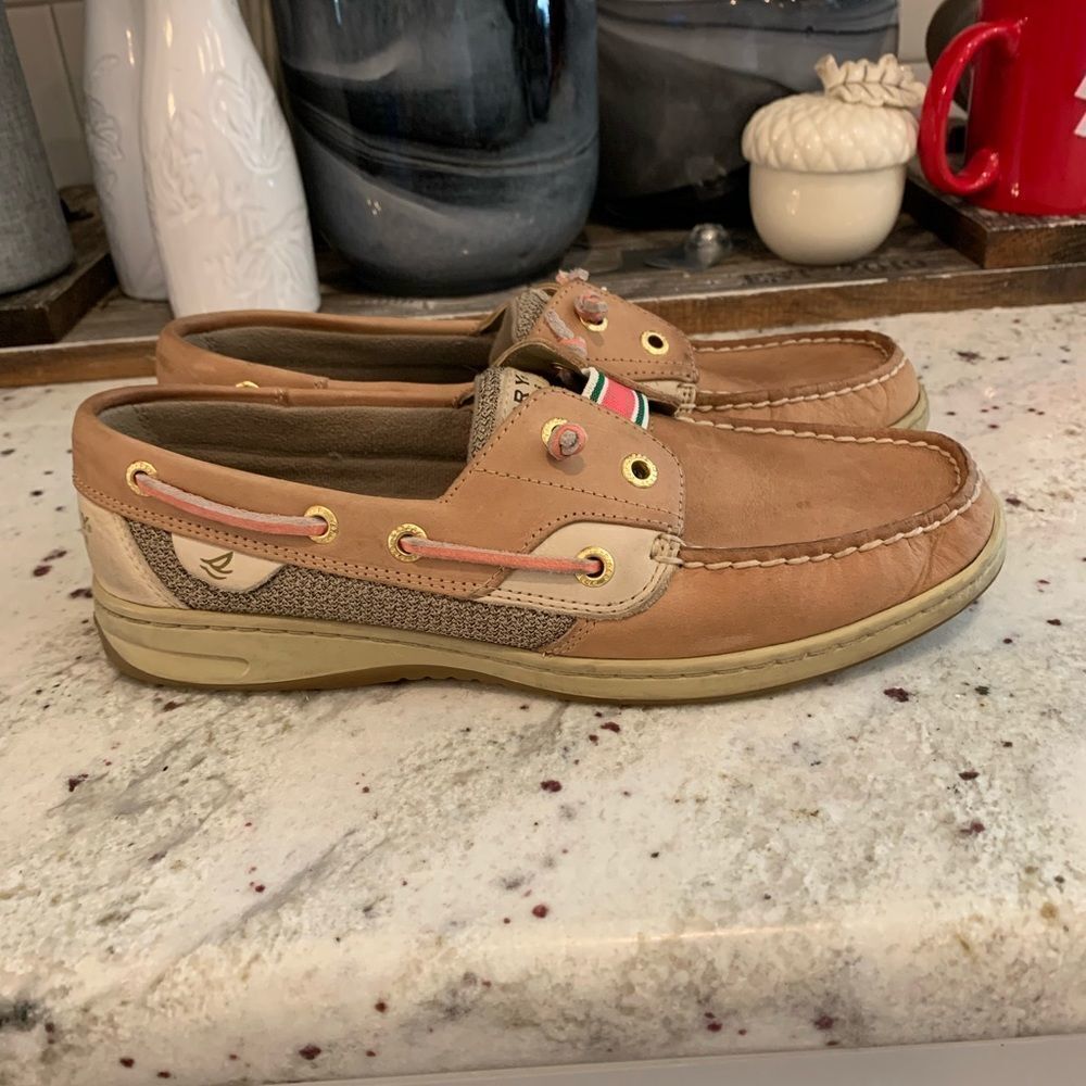 Sperry Womens Rainbowfish Boat Shoes sz 7-1/2”